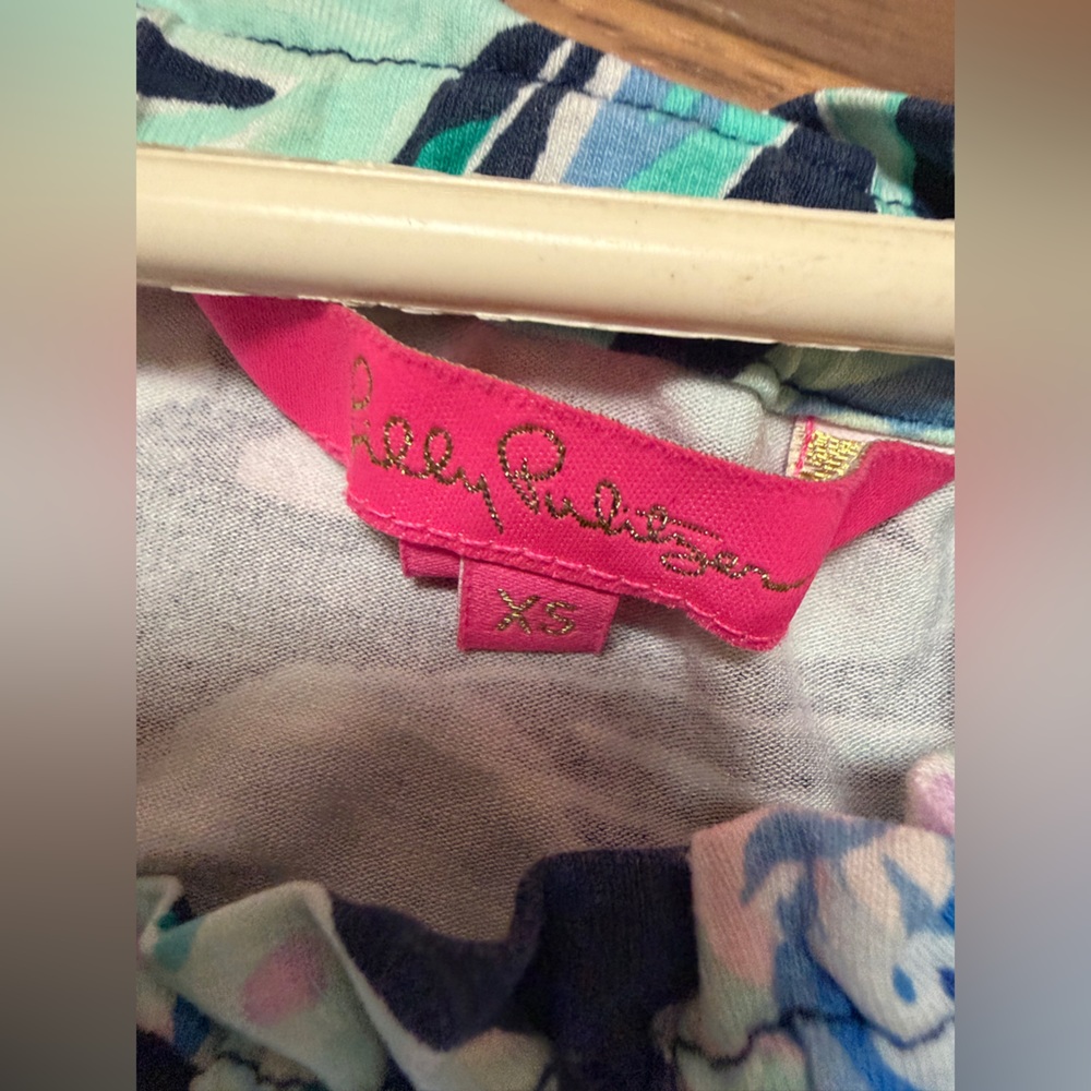 Lilly Pulitzer Calla Off The Shoulder Romper Size Women's Size XS Multicolor - Picture 6 of 7